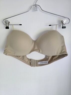 Dominique Strapless Bandeau Bra in Beige 44B
